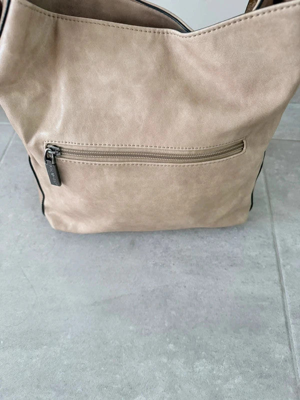 Sac Mac Alyster beige effet cuir chic spacieux