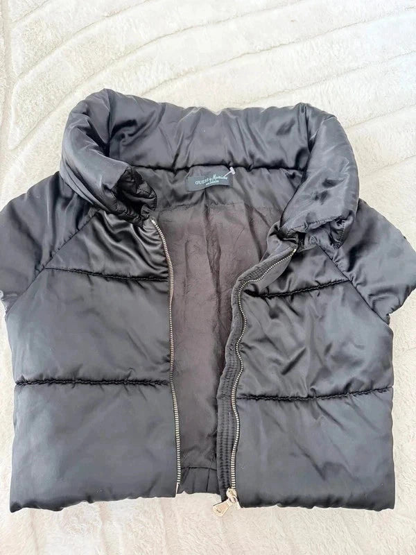 Doudoune noire GUESS by Marciano courte puffer M