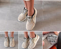 Nike Roshe Run beige & doré – Taille 37.5 – Très tendance