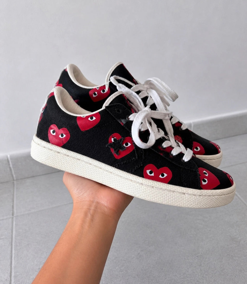 Converse Comme des Garçons PLAY noires taille 36