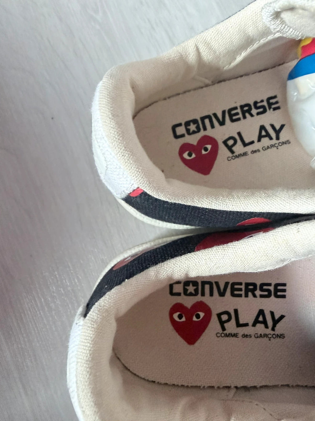 Converse Comme des Garçons PLAY noires taille 36