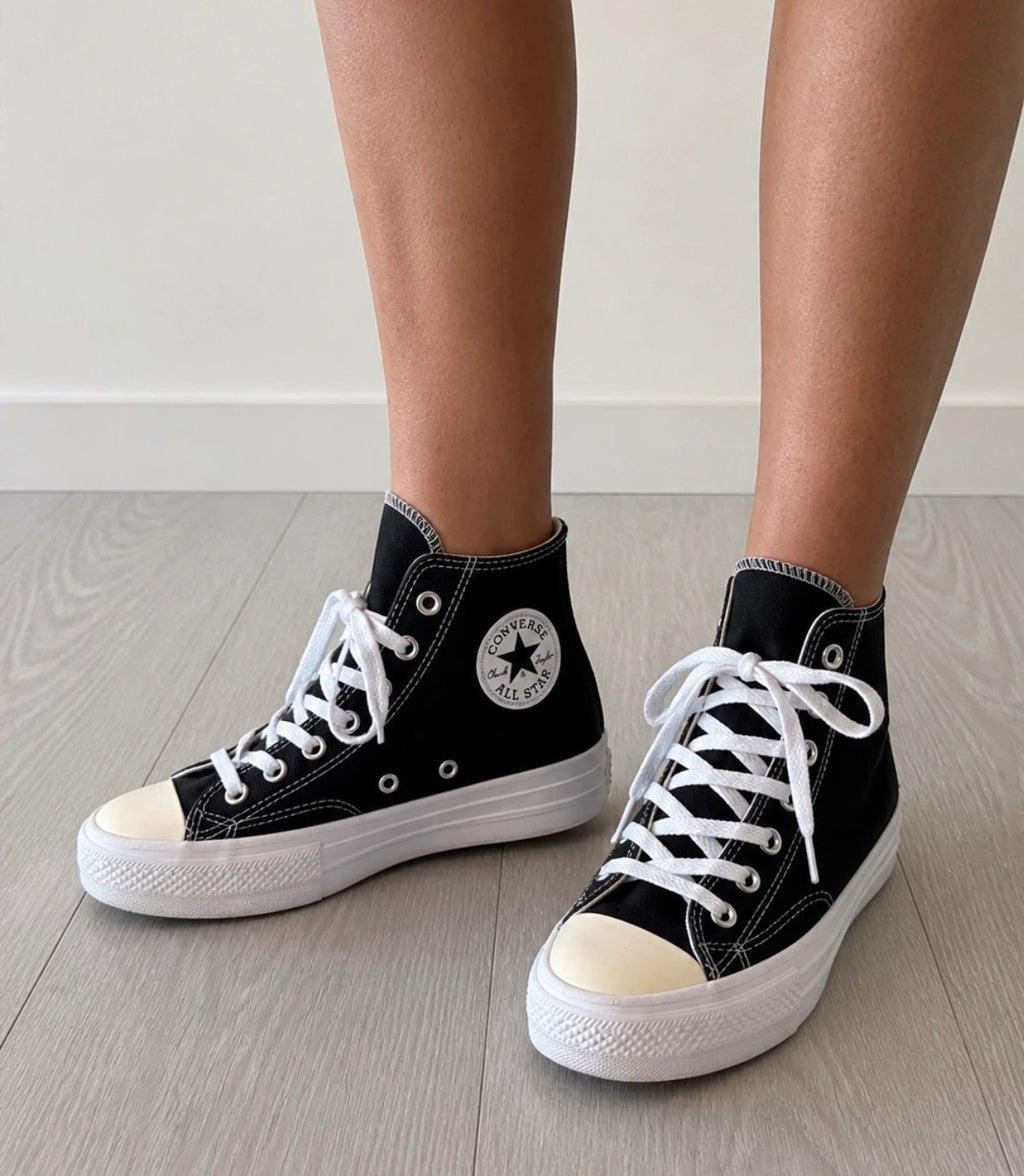 Converse Chuck Taylor All Star noires montantes – Taille 36