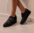 Derbies compensées noires Jonak Paris – style chunky chic – pointure 37