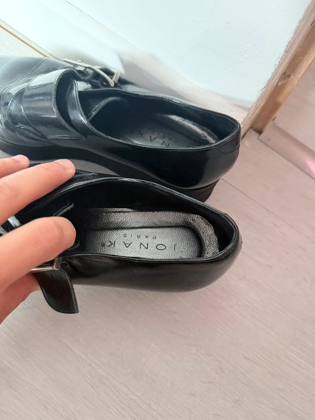 Derbies compensées noires Jonak Paris – style chunky chic – pointure 37