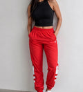 Pantalon Adidas vintage rouge style parachute / jogging Y2K – Taille S