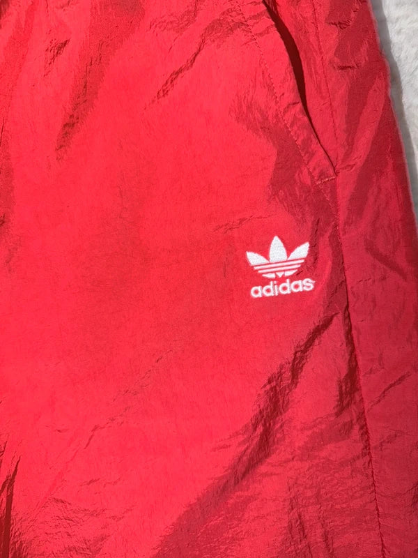 Pantalon Adidas vintage rouge style parachute / jogging Y2K – Taille S