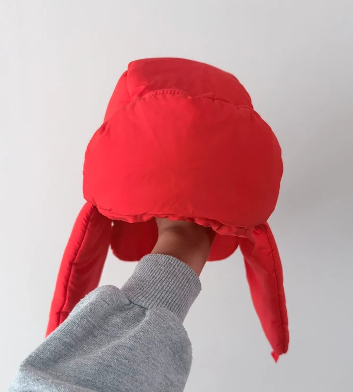 Bonnet chapka rouge Lacoste taille M