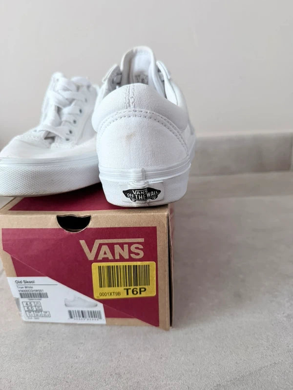 Vans blanches femme T36 – Très bon état