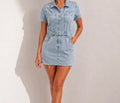 Robe en jean claire Kiabi taille 40 style casual chic