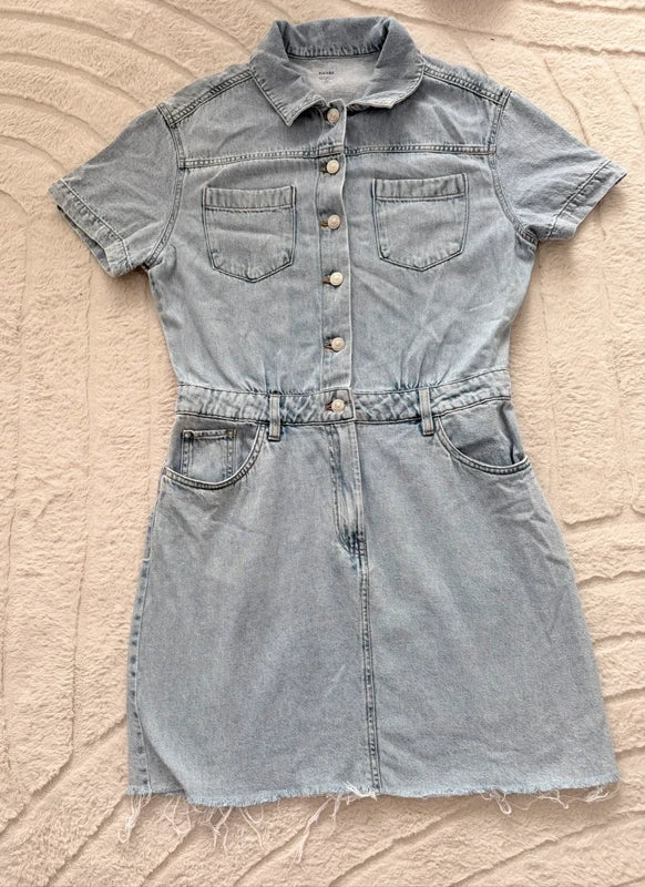 Robe en jean claire Kiabi taille 40 style casual chic