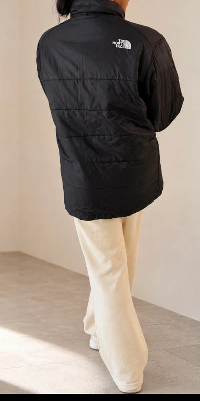 Veste The North Face noire oversize unisexe – très tendance