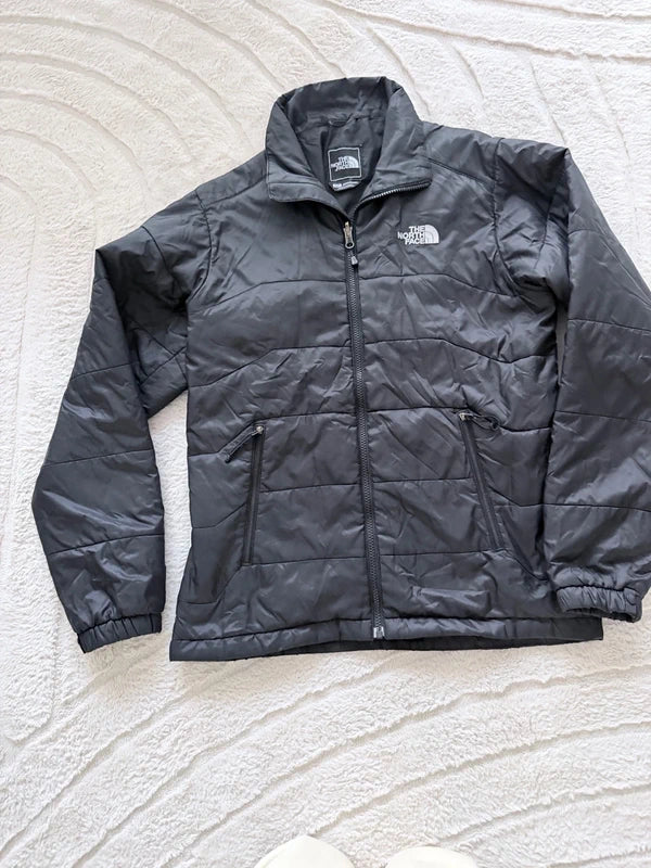 Veste The North Face noire oversize unisexe – très tendance