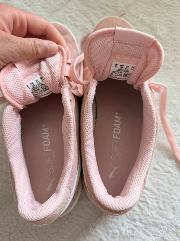 Puma Smash rose poudré – taille 38 – très bon état