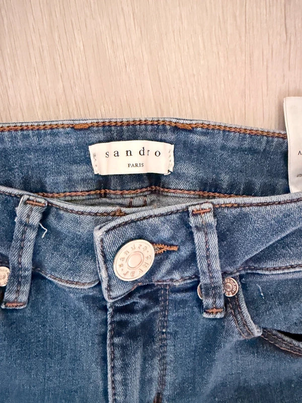 Jean skinny Sandro bleu taille 34 – Coupe parfaite