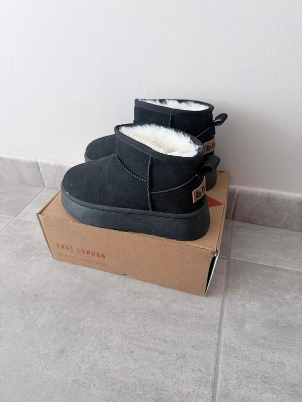 Boots fourrées noires Lee Cooper neuves – plateforme – T36