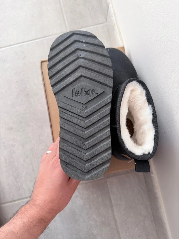 Boots fourrées noires Lee Cooper neuves – plateforme – T36