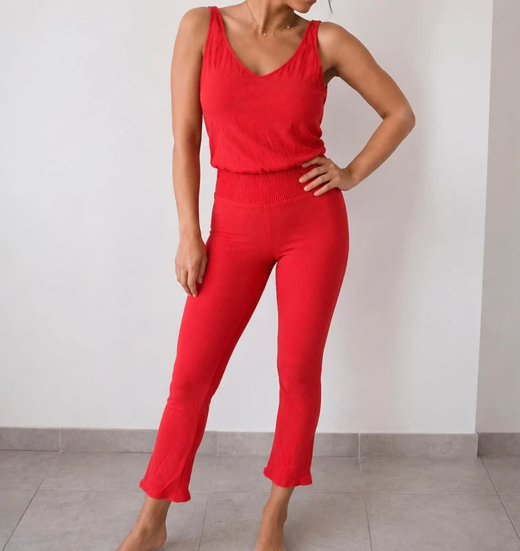 Combinaison rouge dos ouvert Ba&sh – Taille 2