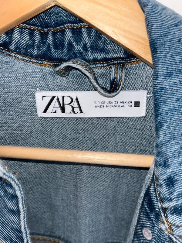 Veste en jean ZARA customisée