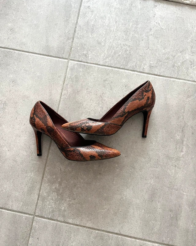 Escarpins effet python ultra chic – élégance & caractère