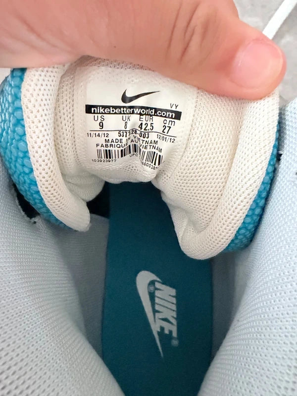 Nike Sky Force 88Mid bleu turquoise noir taille 42, 5