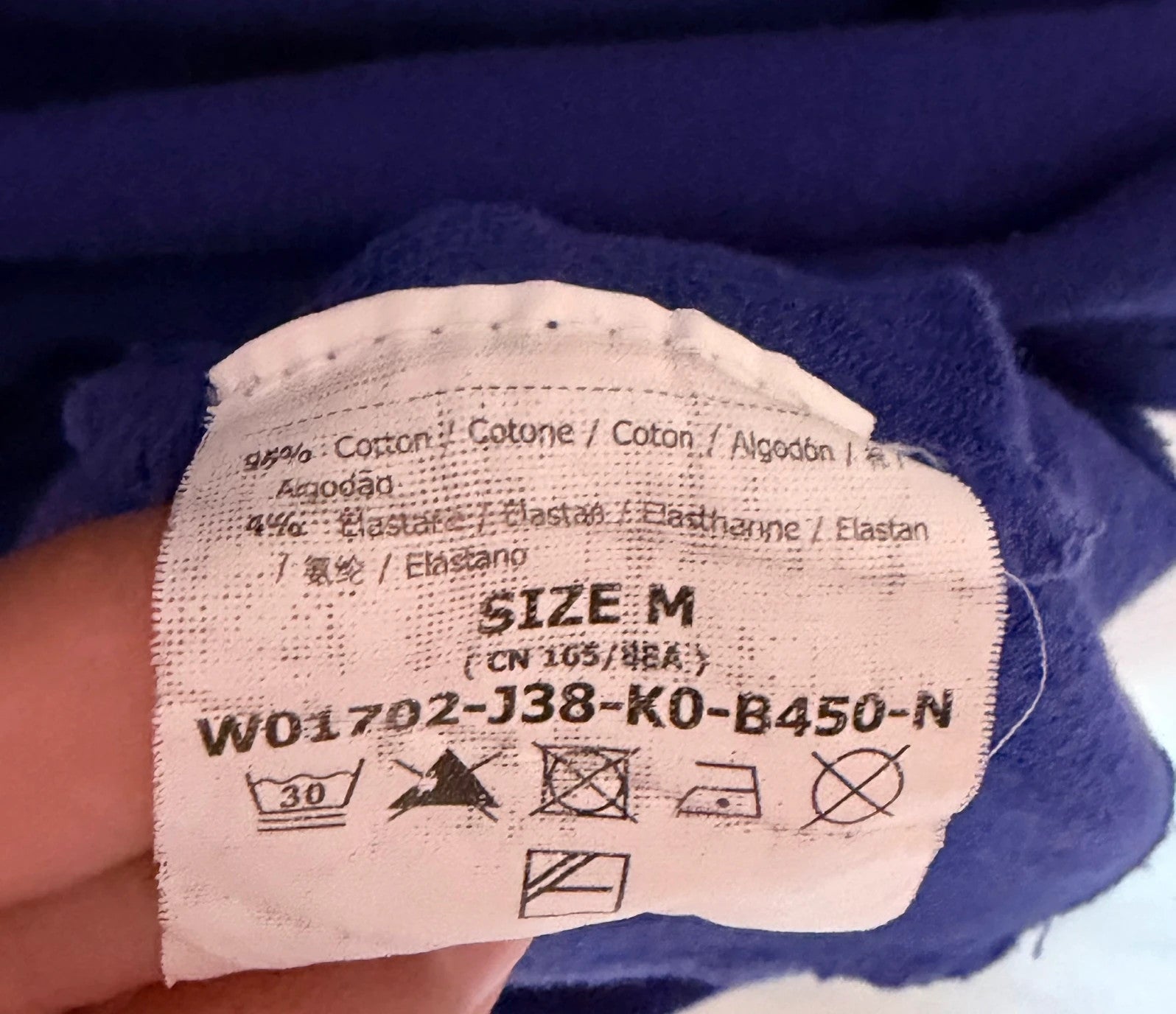 Robe Guess Jeans violette bleue ajustée – Taille M – Très bon état