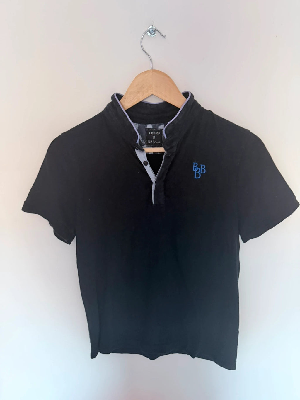 Polo IKKS x BB Brunes Noir – Taille S – Édition limitée