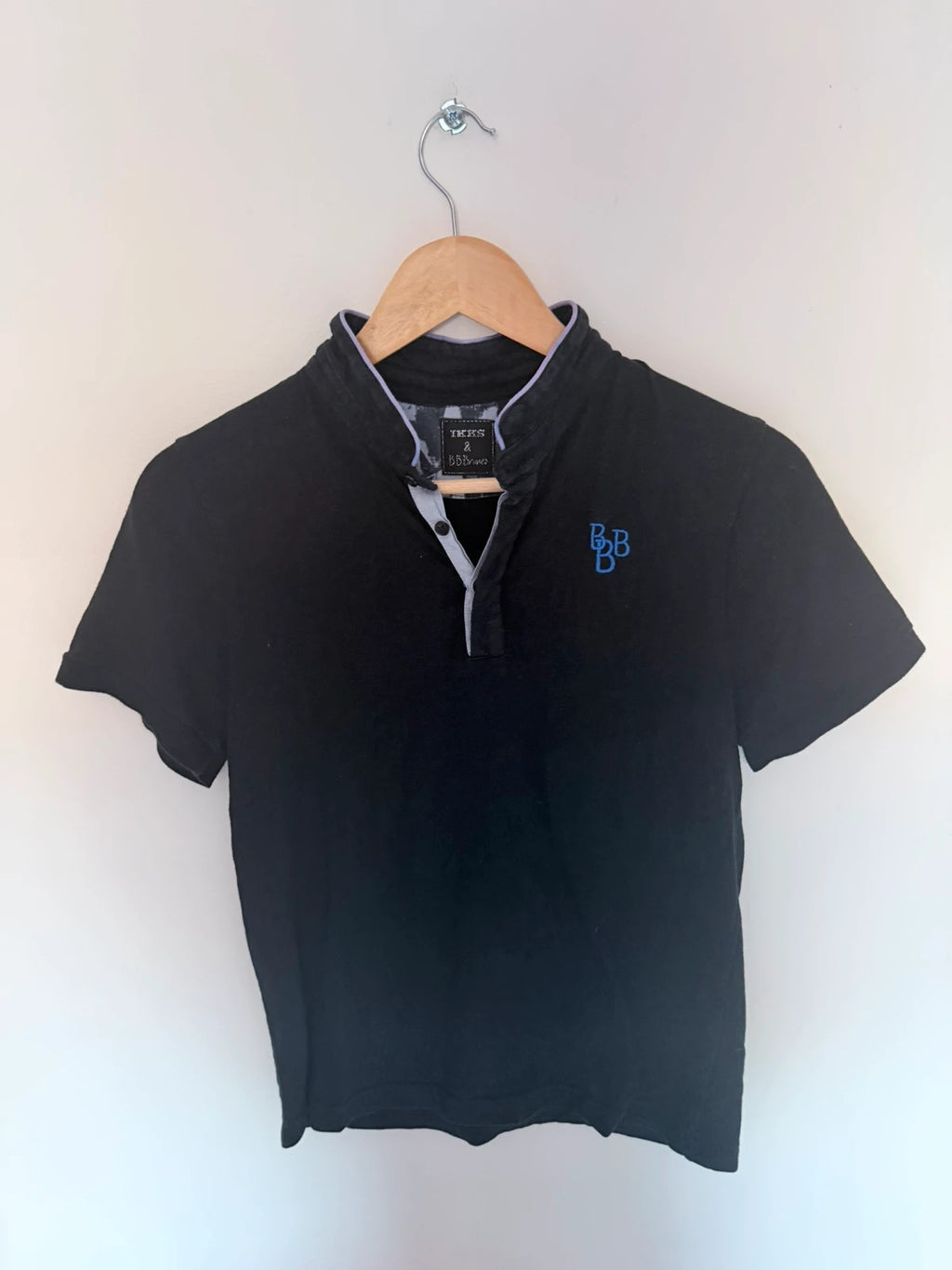 Polo IKKS x BB Brunes Noir – Taille S – Édition limitée