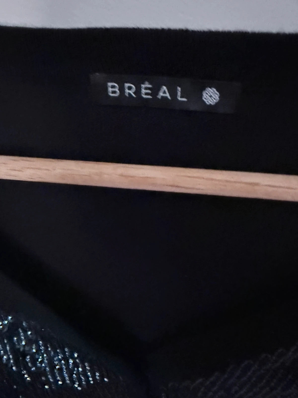 Gilet noir Bréal – Élégant scintillant