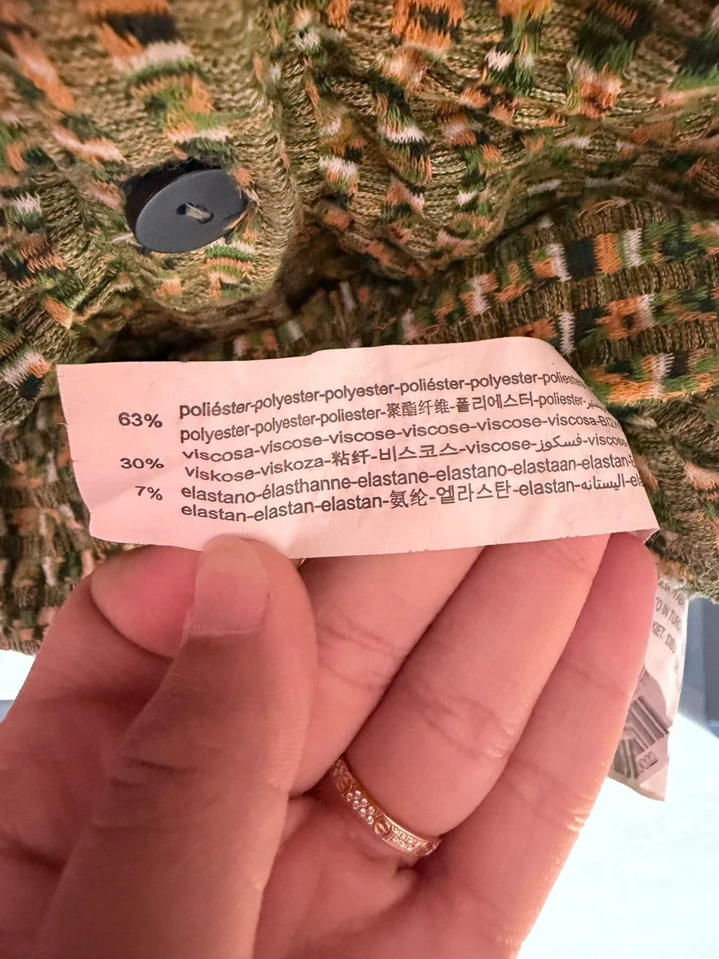 Robe moulante verte texturée Stradivarius – Taille S