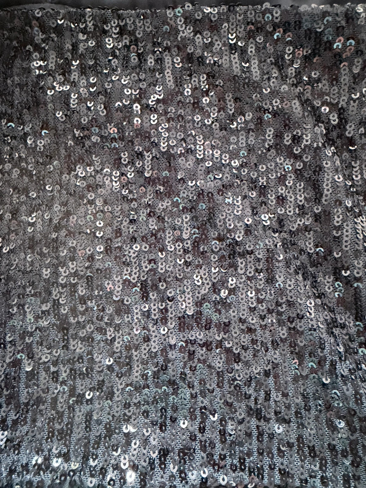 Top dos nu à sequins noir Bershka – effet pailleté soirée – taille S