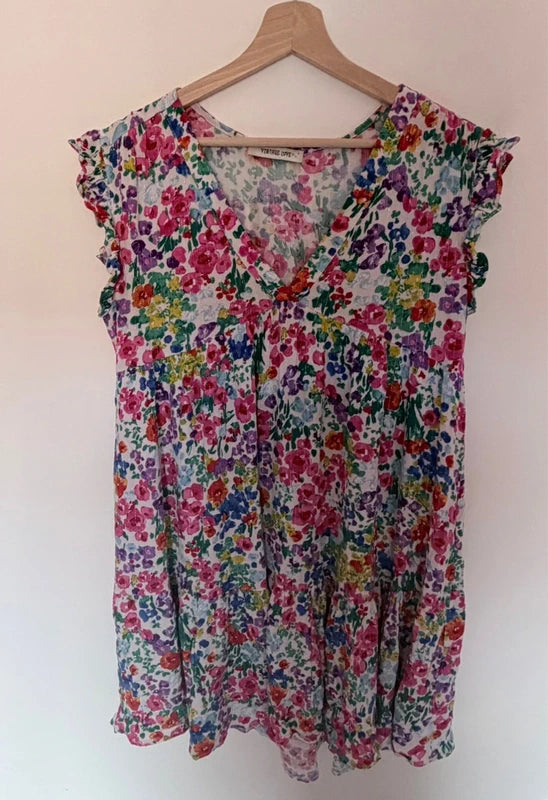 Robe fleurie Vintage Love – Fluide & romantique – Taille M/L