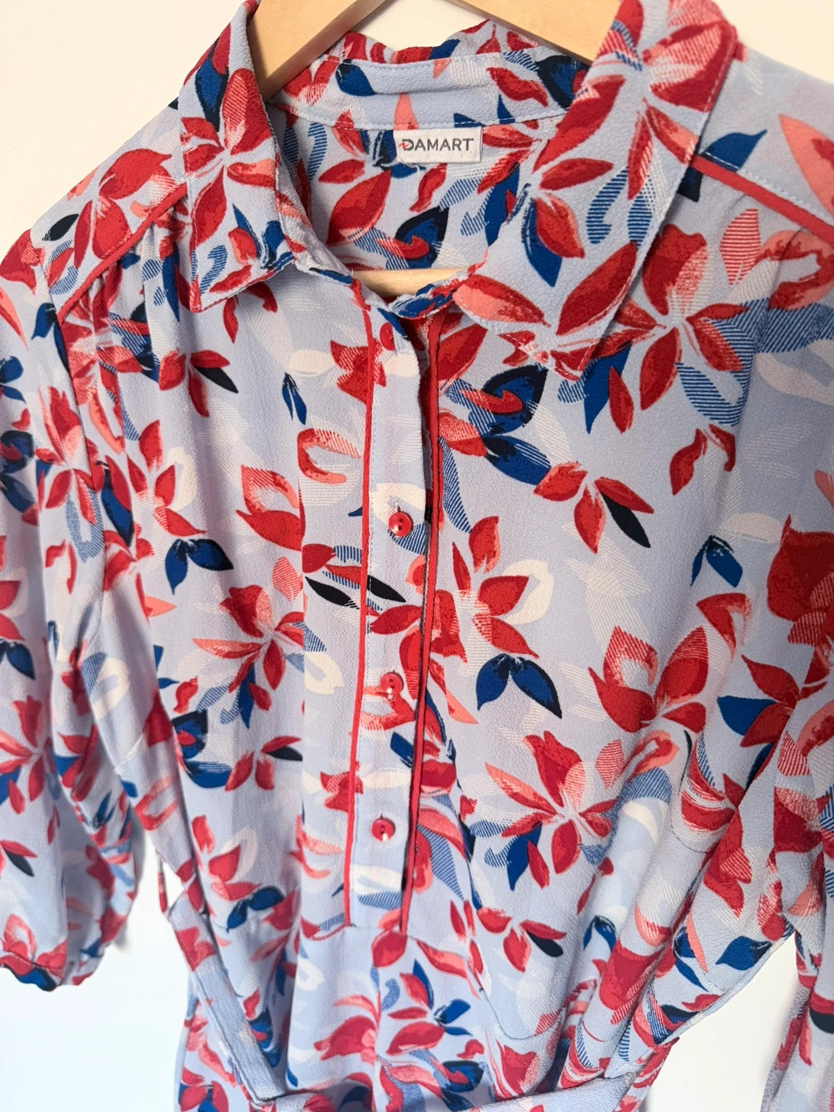 Robe chemise fleurie Damart