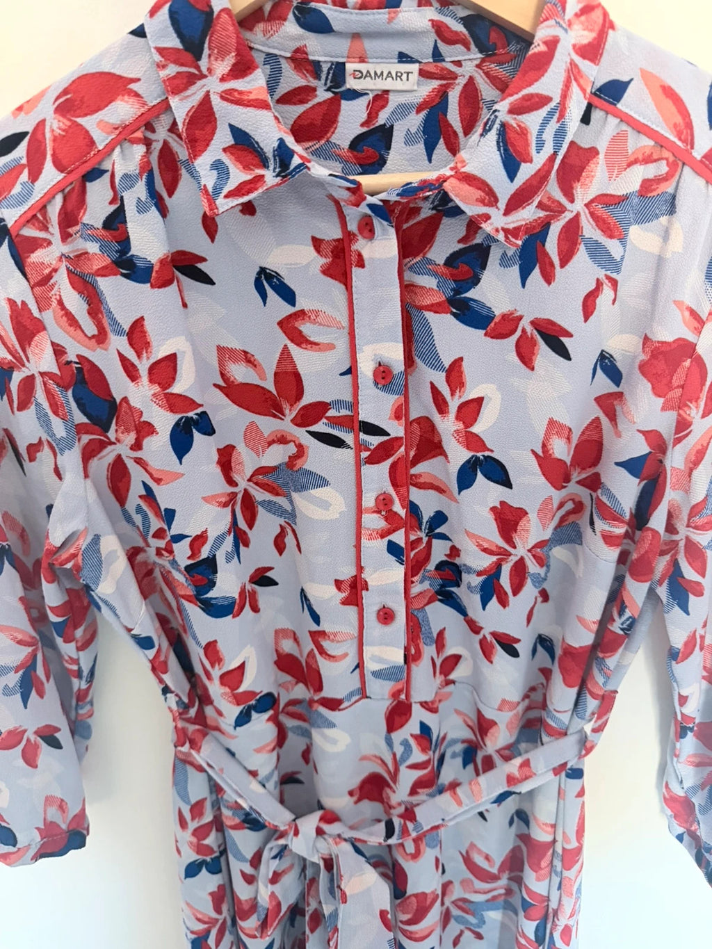 Robe chemise fleurie Damart
