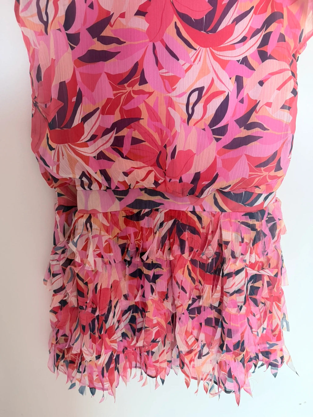 Robe fleurie rose Taille 38 – Fluide ultra féminine