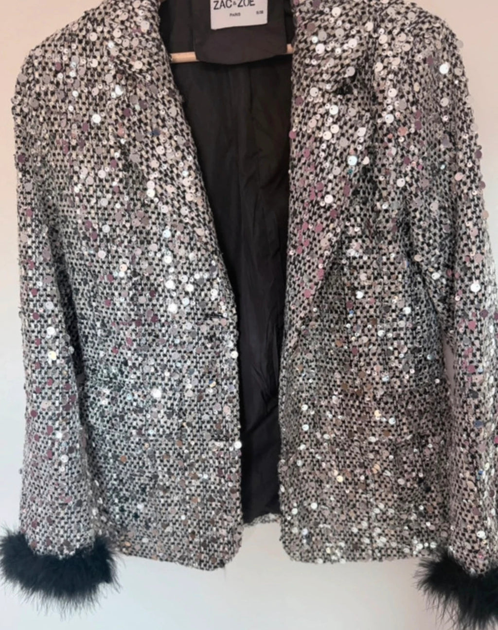 Ensemble paillettes Zac & Zoe Paris – Veste T36 + Jupe T40