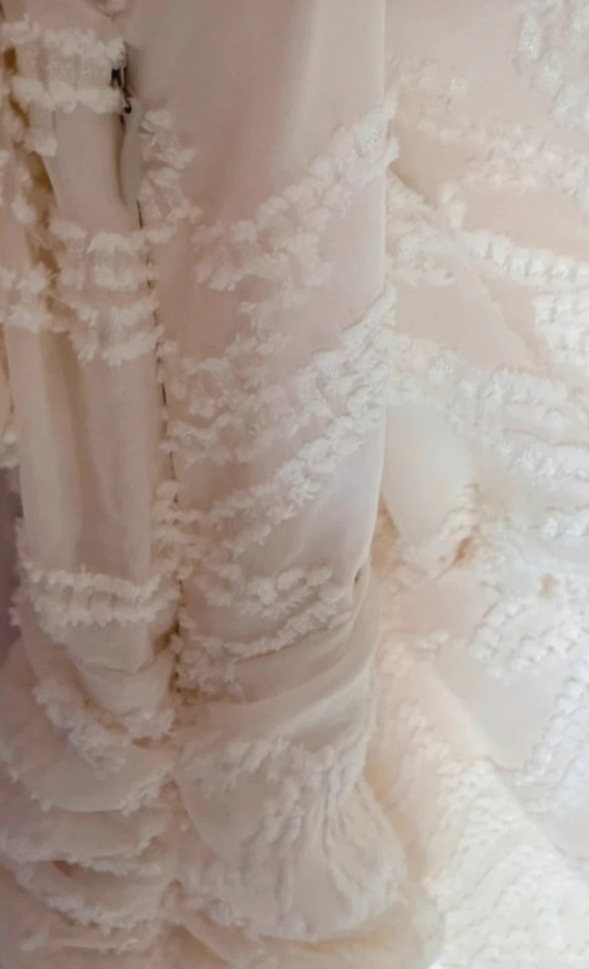 Robe blanche texturée Jollya – Taille L/XL