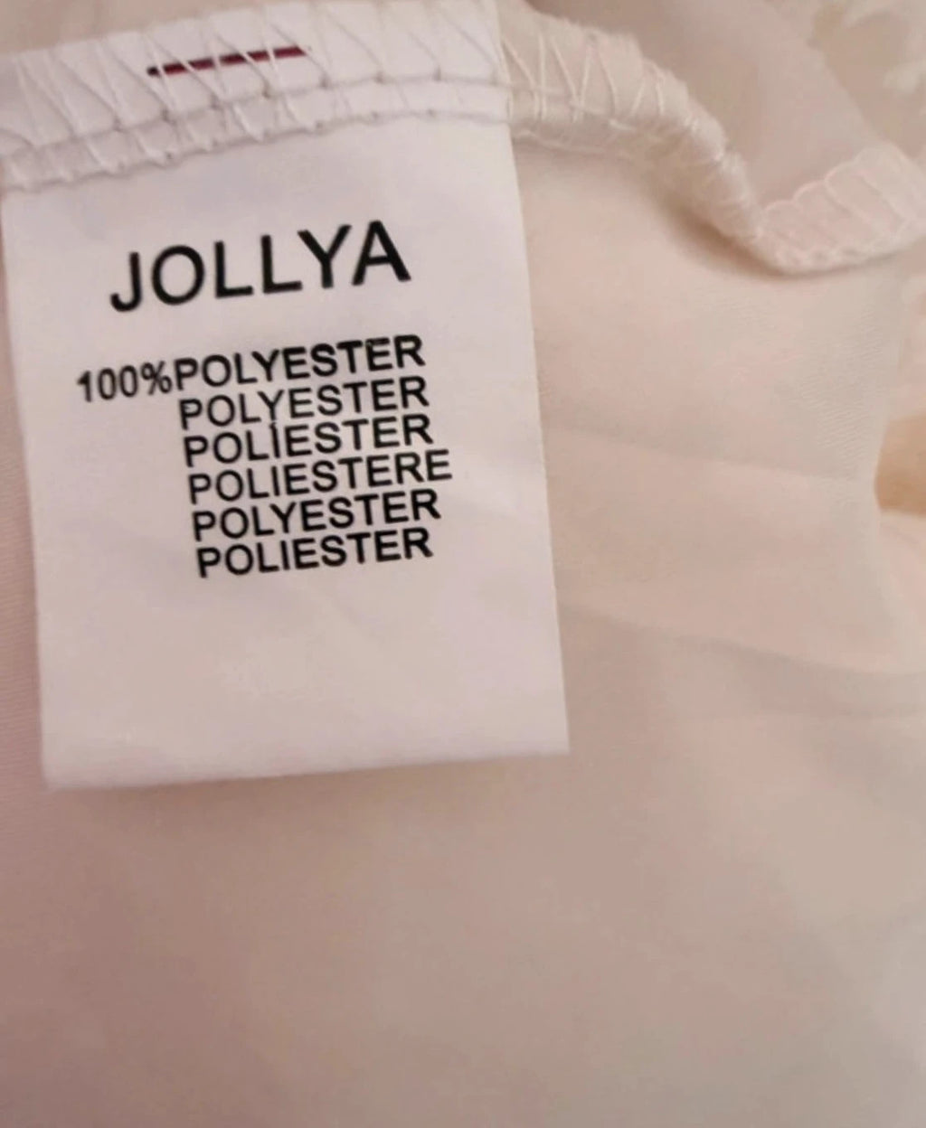 Robe blanche texturée Jollya – Taille L/XL