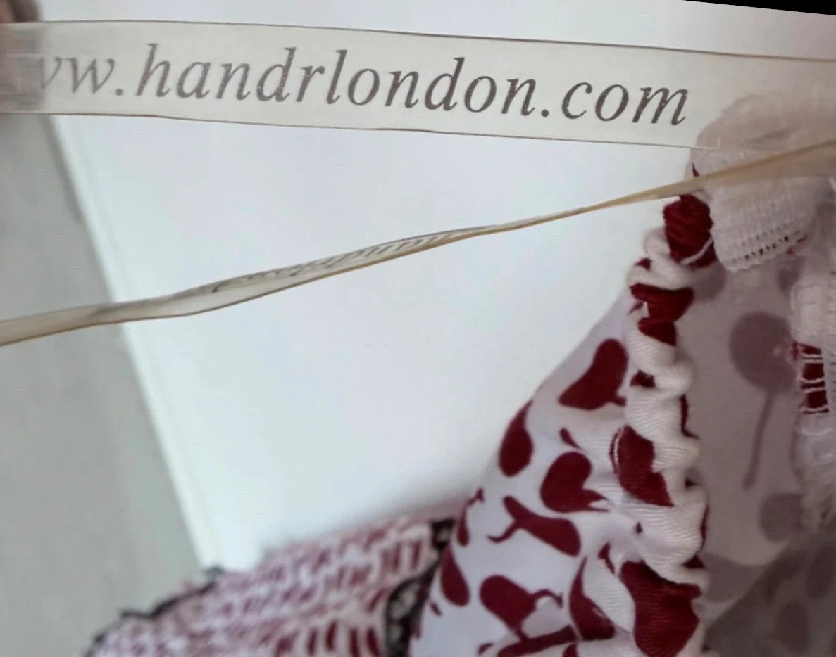 Robe rétro à pois bordeaux & noir – Style pin-up