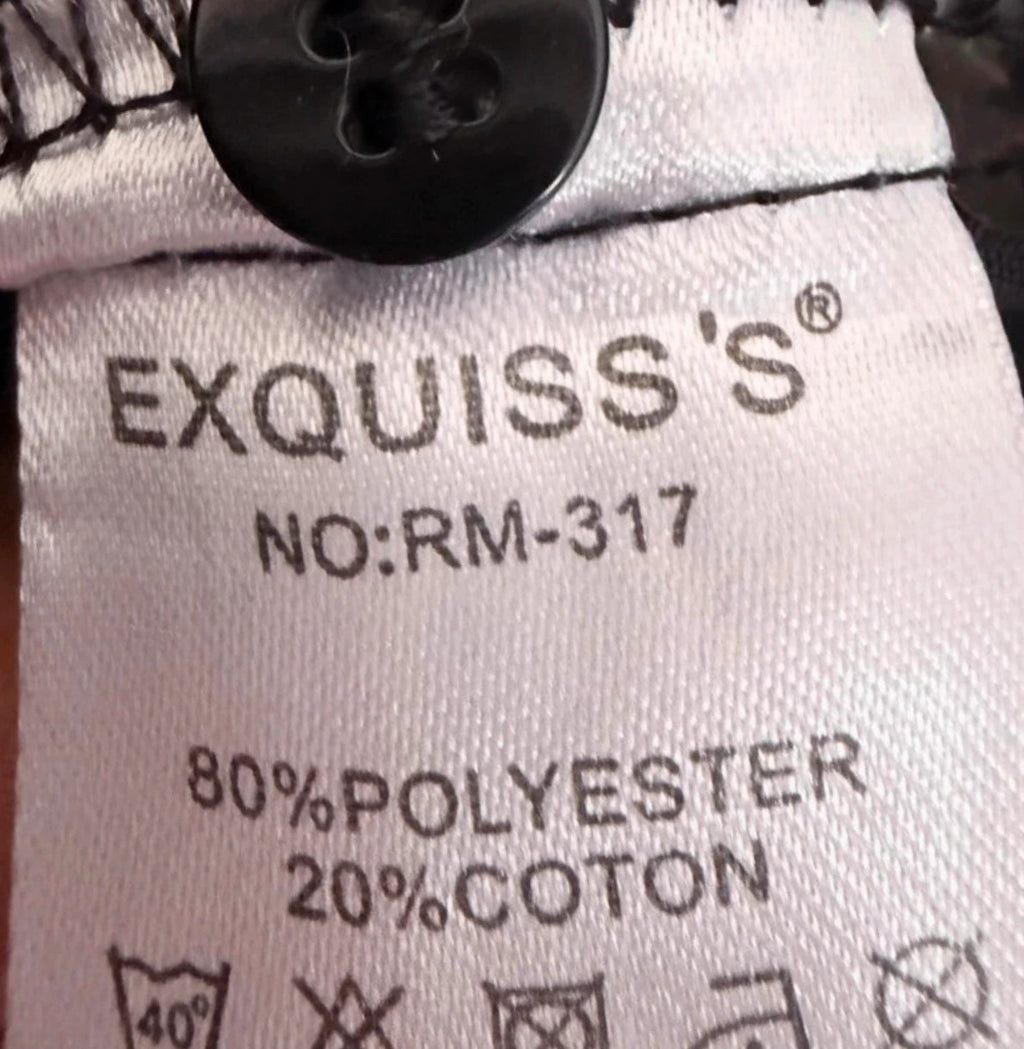 Ensemble noir Exquiss’s Paris dentelle – Chemise T.S & Pantalon T.M