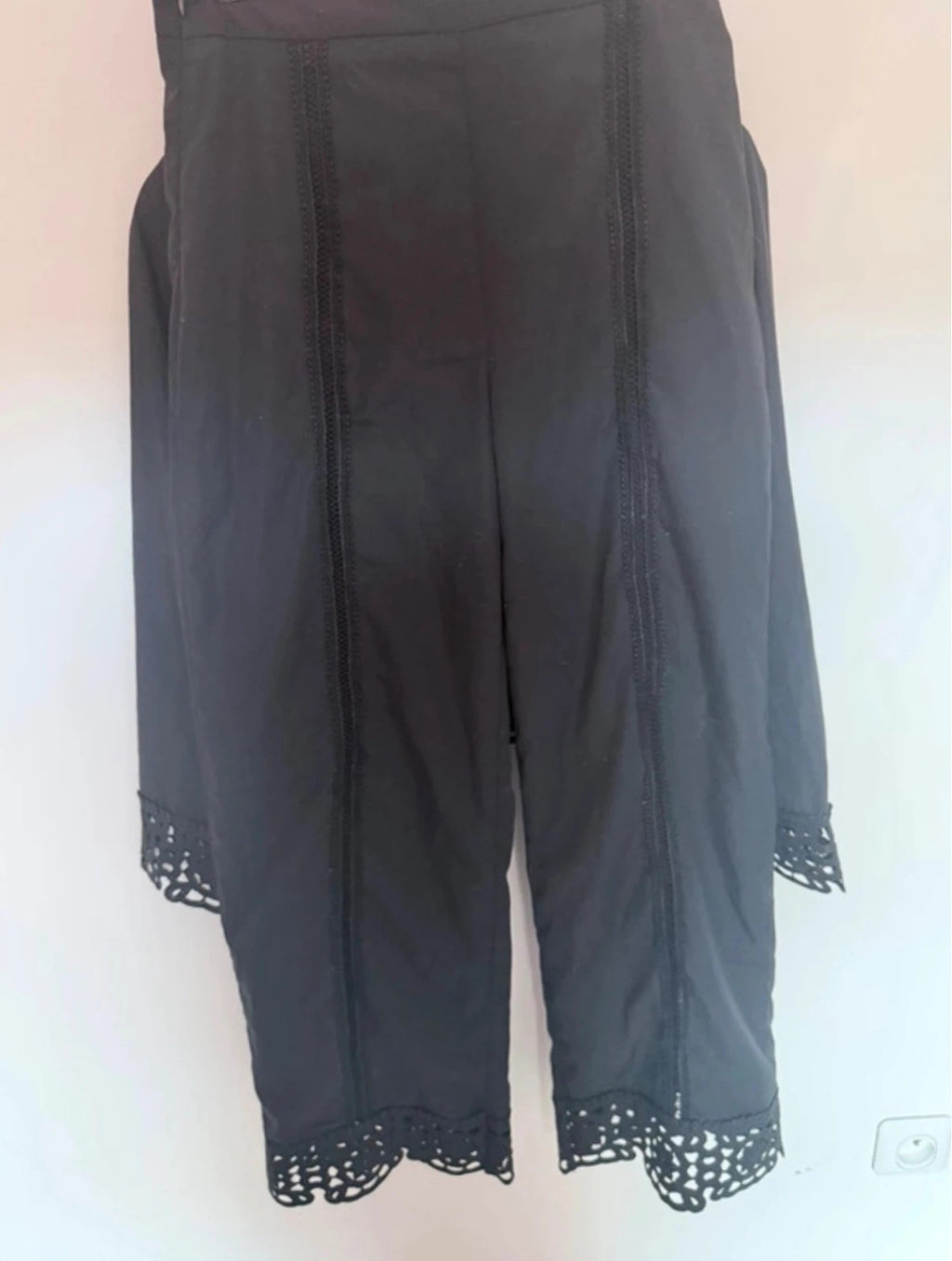 Ensemble noir Exquiss’s Paris dentelle – Chemise T.S & Pantalon T.M