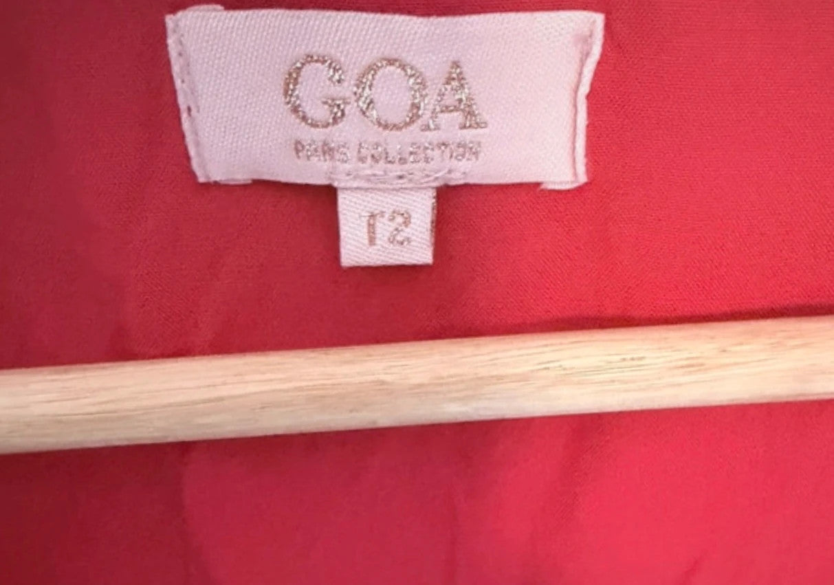 Robe GOA Paris rouge à pois blancs Style rétro chic